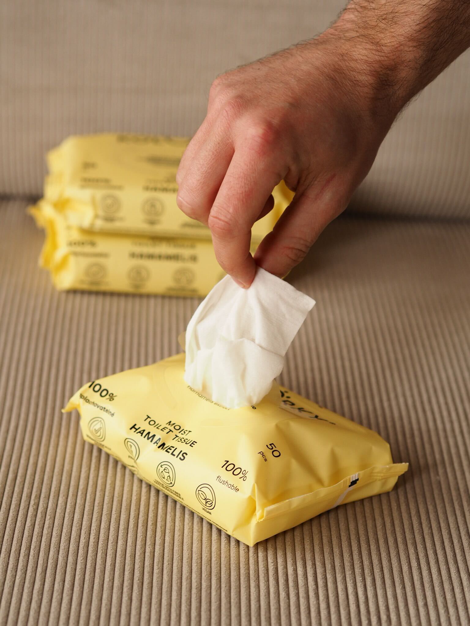 MOIST TOILET TISSUE Hamamelis, 4 db