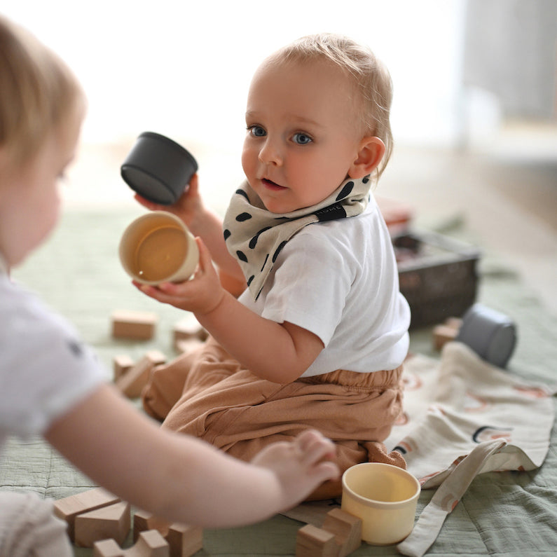 KLRK HOME Gyerek kétoldalas kendők R&R, 2 db