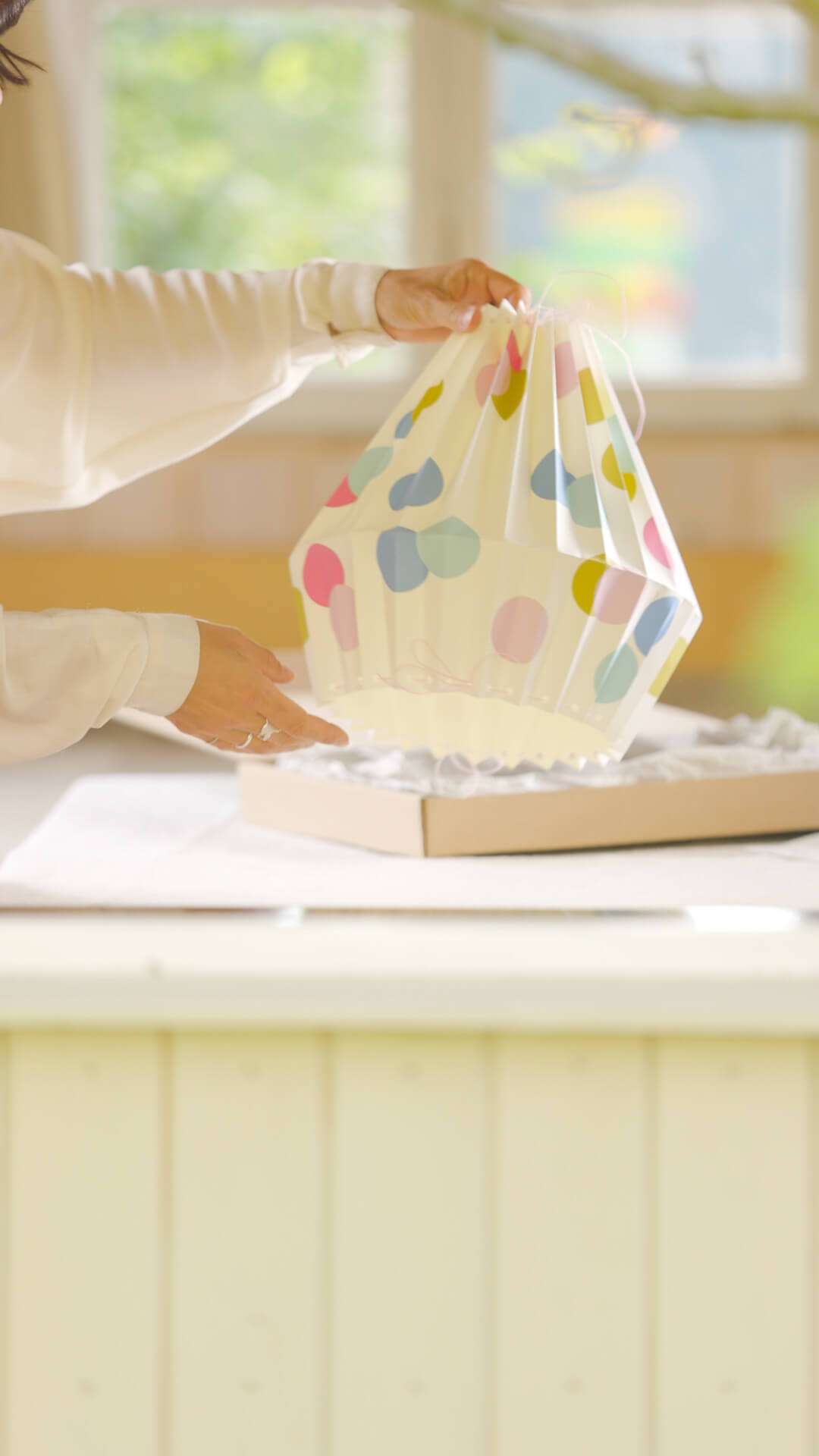 Papír lámpabúra Celebration